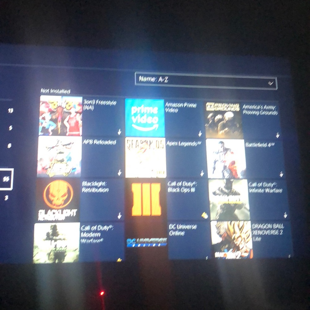 PS4 account with games